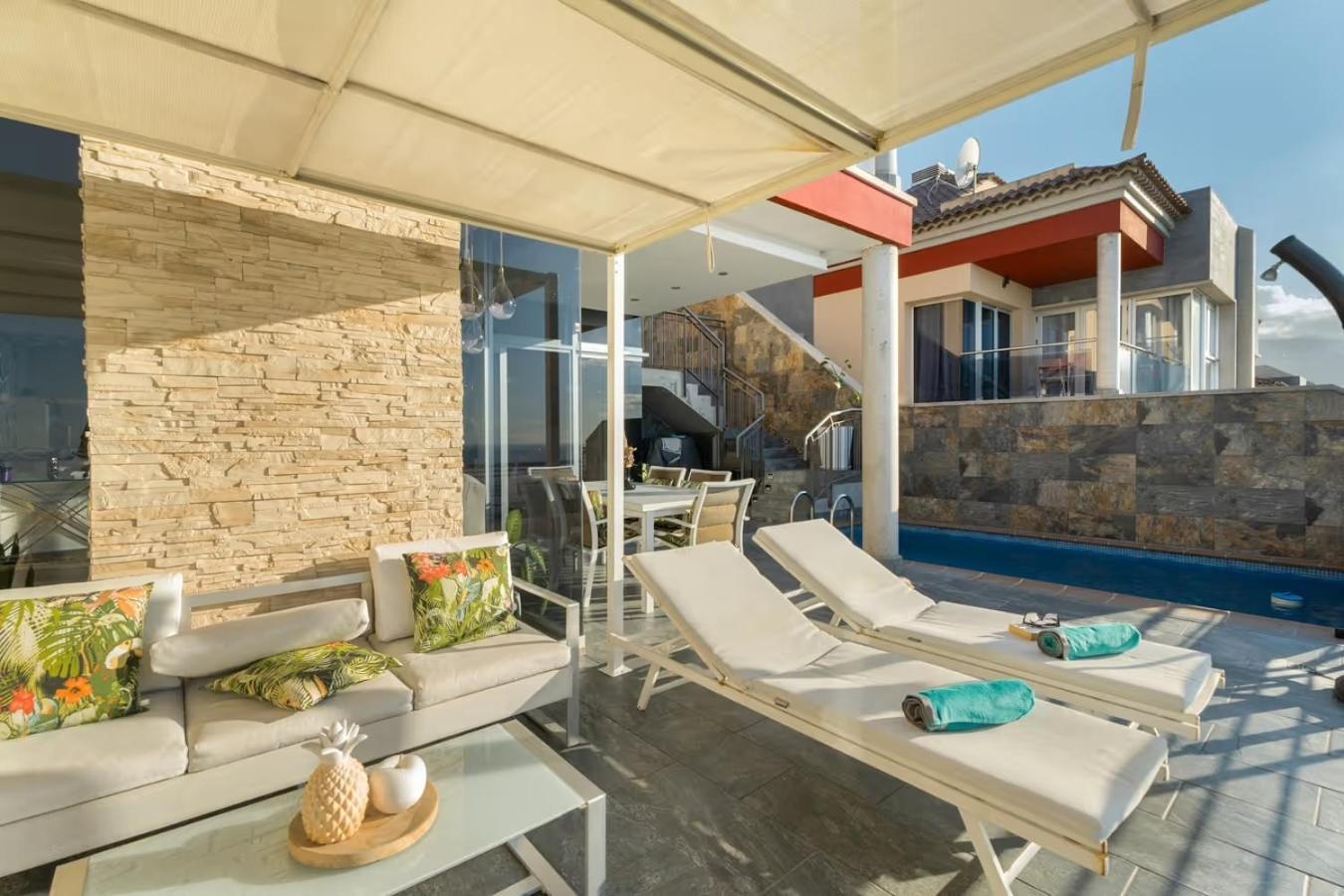 Villa Golden Horizon Con Piscina Privada Climatizada Santa Úrsula المظهر الخارجي الصورة